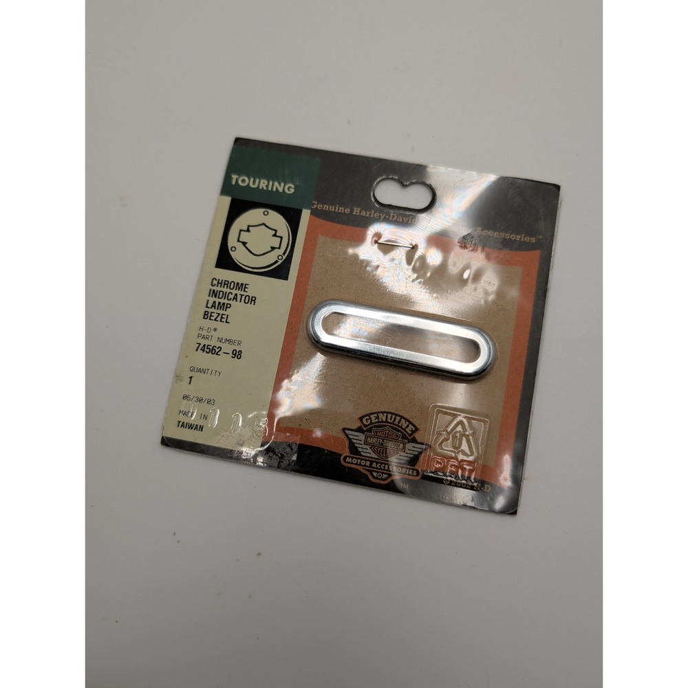 Harley Davidson - Chrome Indicator Lamp Bezel Cover -  74562-98